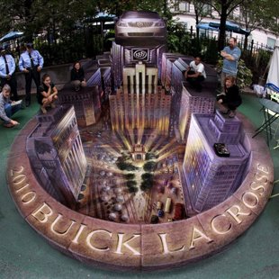 Anamorphic pictures of Kurt Wenner