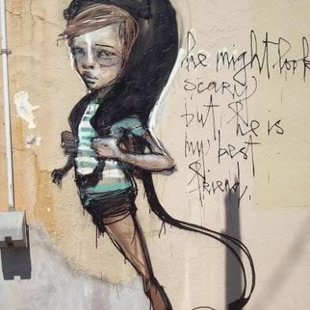 Herakut - known graffiti artists
