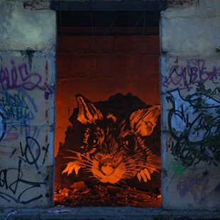 Street artist Pasha 183, "Russian Banksy"