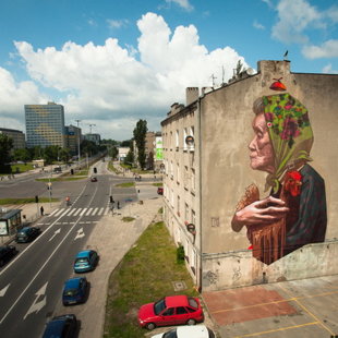 Необычные рисунки на домах от команды художников Etam Cru