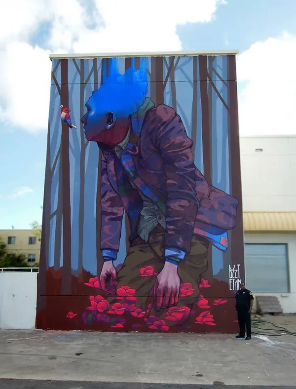 Необычные рисунки на домах от команды художников Etam Cru