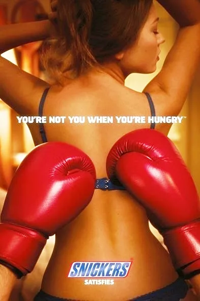 Snickers: "Do you - do not you, when you are hungry"